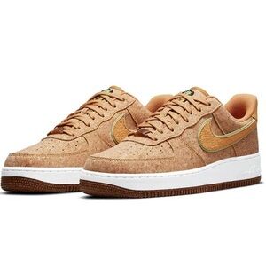 Nike Air Force 1 '07 Premium 'Happy Pineapple - Cork' Flax/Metallic Gold